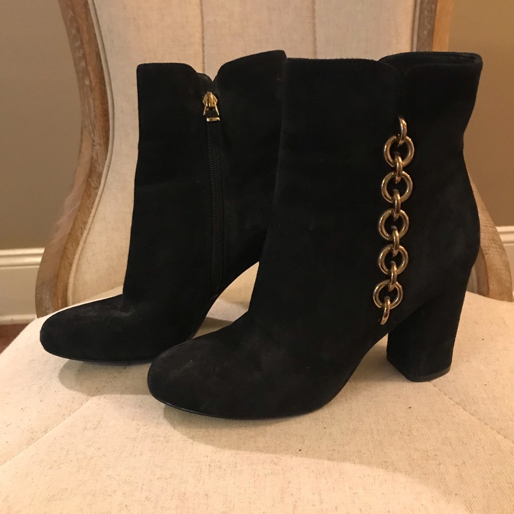 Black Suede Ankle Boots